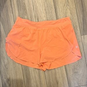 Lululemon Athletica Orange Athletic Shorts